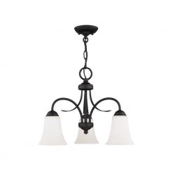 Ridgedale 3 Light Black Convertible Dinette Chandelier/Ceiling Mount by Livex Lighting 22 Ridgedale 3 Light Black Convertible Dinette Chandelier/Ceiling Mount by Livex Lighting -Livex Lighting shop black livex lighting chandeliers 6474 04 fa 1000