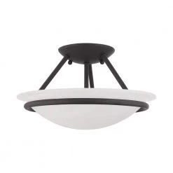 Newburgh 2 Light Black Semi Flush Mount by Livex Lighting 18 Newburgh 2 Light Black Semi Flush Mount by Livex Lighting -Livex Lighting shop black livex lighting flush mount lights 4823 04 c3 1000