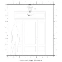 Jefferson 3 Light Black Semi Flush Mount by Livex Lighting -Livex Lighting shop black livex lighting flush mount lights 5082 04 66 1000