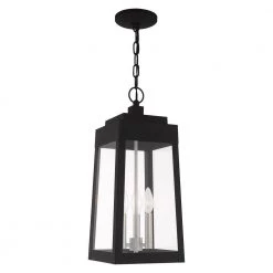 Oslo 3 Light Black Outdoor Pendant Lantern by Livex Lighting 16 Oslo 3 Light Black Outdoor Pendant Lantern by Livex Lighting -Livex Lighting shop black livex lighting outdoor pendant lights 20857 04 1f 1000