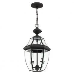 Monterey 2 Light Black Outdoor Pendant Lantern by Livex Lighting 13 Monterey 2 Light Black Outdoor Pendant Lantern by Livex Lighting -Livex Lighting shop black livex lighting outdoor pendant lights 2255 04 4f 1000