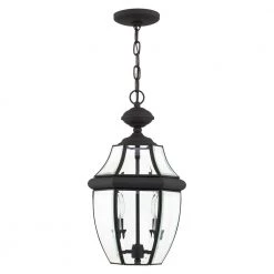 Monterey 2 Light Black Outdoor Pendant Lantern by Livex Lighting 12 Monterey 2 Light Black Outdoor Pendant Lantern by Livex Lighting -Livex Lighting shop black livex lighting outdoor pendant lights 2255 04 c3 1000