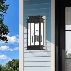 Princeton 2 Light Black Outdoor Wall Sconce by Livex Lighting -Livex Lighting shop black livex lighting outdoor sconces 2018 04 1d 1000
