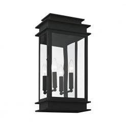 Princeton 2 Light Black Outdoor Wall Sconce by Livex Lighting -Livex Lighting shop black livex lighting outdoor sconces 2018 04 44 1000