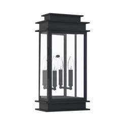 Princeton 2 Light Black Outdoor Wall Sconce by Livex Lighting -Livex Lighting shop black livex lighting outdoor sconces 2018 04 c3 1000
