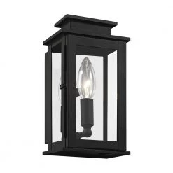Princeton 1 Light Black Outdoor Wall Sconce by Livex Lighting -Livex Lighting shop black livex lighting outdoor sconces 20191 04 1f 1000