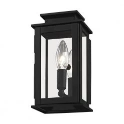 Princeton 1 Light Black Outdoor Wall Sconce by Livex Lighting -Livex Lighting shop black livex lighting outdoor sconces 20191 04 4f 1000