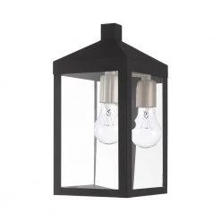 Nyack 1 Light Black Outdoor Wall Sconce by Livex Lighting -Livex Lighting shop black livex lighting outdoor sconces 20582 04 c3 1000