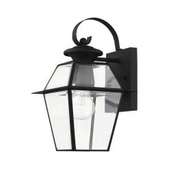 Westover 1 Light Black Outdoor Wall Sconce by Livex Lighting -Livex Lighting shop black livex lighting outdoor sconces 2181 04 c3 1000