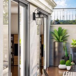 Westover 1 Light Black Outdoor Wall Sconce by Livex Lighting -Livex Lighting shop black livex lighting outdoor sconces 2181 04 d4 1000