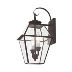 Westover 2 Light Black Outdoor Wall Sconce by Livex Lighting -Livex Lighting shop black livex lighting outdoor sconces 2281 04 c3 1000