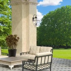 Westover 3 Light Black Outdoor Wall Sconce by Livex Lighting -Livex Lighting shop black livex lighting outdoor sconces 2381 04 66 1000