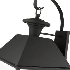 Mansfield 4-Light Black Outdoor Wall Lantern Sconce by Livex Lighting -Livex Lighting shop black livex lighting outdoor sconces 27222 04 76 1000