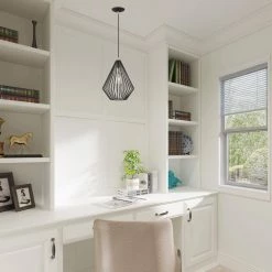 Geometric Shade Mini Pendants 1 Light Black Mini Pendant by Livex Lighting -Livex Lighting shop black livex lighting pendant lights 41325 04 1d 1000