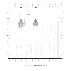 Geometric Shade Mini Pendants 1 Light Black Mini Pendant by Livex Lighting -Livex Lighting shop black livex lighting pendant lights 41325 04 66 1000