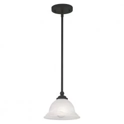 North Port 1 Light Black Mini Pendant by Livex Lighting -Livex Lighting shop black livex lighting pendant lights 4256 04 1f 1000