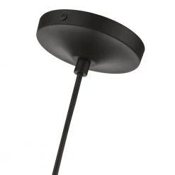 Catania 1-Light Black Island Mini Pendant with Clear Glass by Livex Lighting -Livex Lighting shop black livex lighting pendant lights 46501 04 44 1000