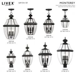 Monterey 1 Light Black Outdoor Post Top Lantern by Livex Lighting 17 Monterey 1 Light Black Outdoor Post Top Lantern by Livex Lighting -Livex Lighting shop black livex lighting post lanterns 2153 04 d4 1000