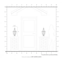 Georgetown 2 Light Black Outdoor Post Top Lantern by Livex Lighting -Livex Lighting shop black livex lighting post lanterns 2264 04 66 1000