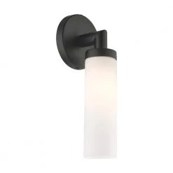 Aero 1 Light Black ADA Single Sconce by Livex Lighting -Livex Lighting shop black livex lighting vanity lighting 10103 04 44 1000
