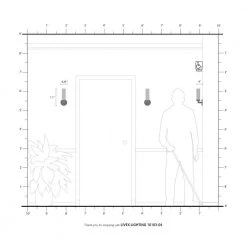 Aero 1 Light Black ADA Single Sconce by Livex Lighting -Livex Lighting shop black livex lighting vanity lighting 10103 04 77 1000