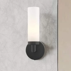 Aero 1 Light Black ADA Single Sconce by Livex Lighting -Livex Lighting shop black livex lighting vanity lighting 10103 04 a0 1000