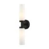 Aero 2 Light Black ADA Vanity Sconce by Livex Lighting