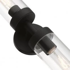 Ludlow 19.25 in. 2-Light Black ADA Vanity Light with Clear Glass by Livex Lighting 12 Ludlow 19.25 in. 2-Light Black ADA Vanity Light with Clear Glass by Livex Lighting -Livex Lighting shop black livex lighting vanity lighting 16172 04 66 1000