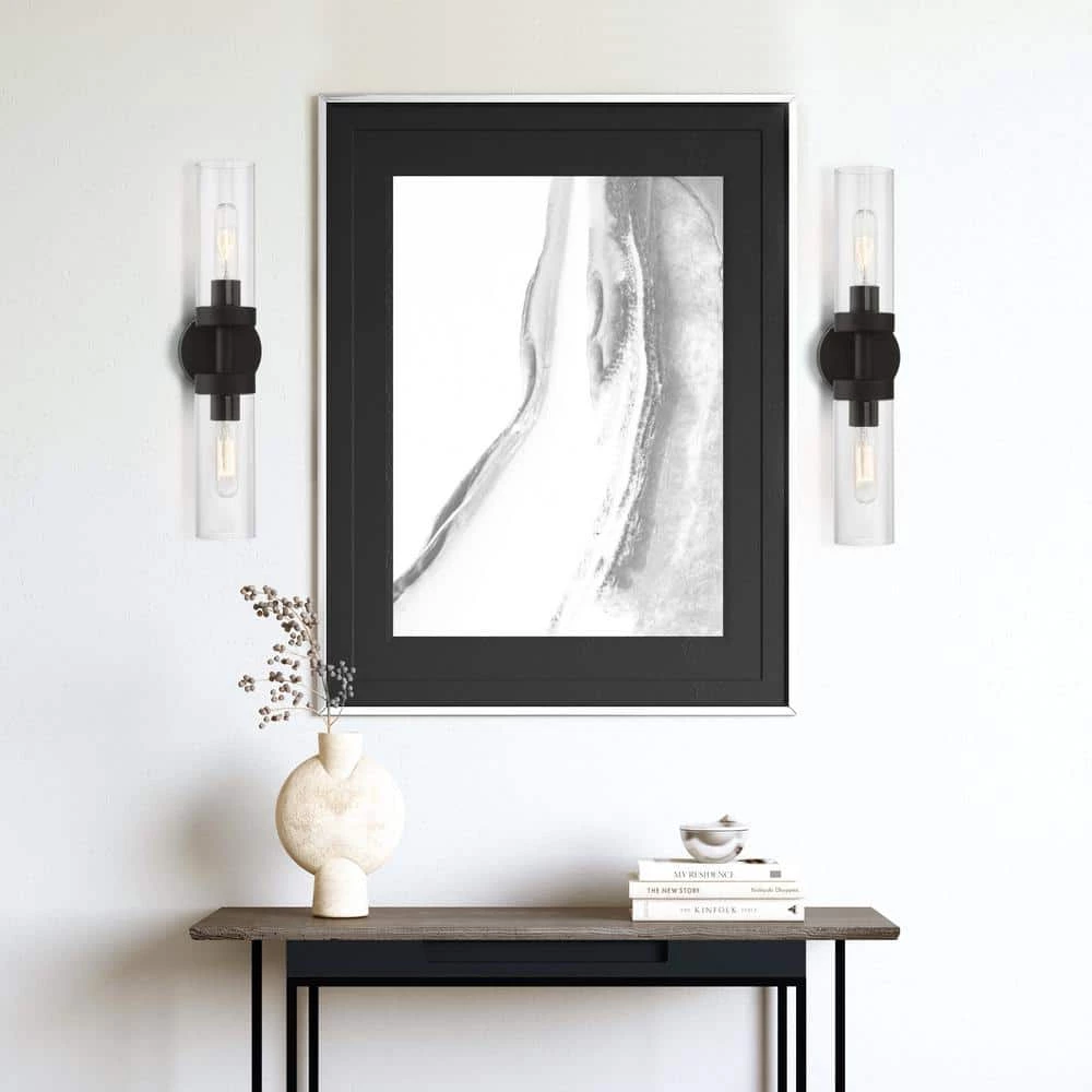 Ludlow 19.25 in. 2-Light Black ADA Vanity Light with Clear Glass by Livex Lighting 10 Ludlow 19.25 in. 2-Light Black ADA Vanity Light with Clear Glass by Livex Lighting - Image 10