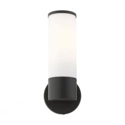 Lindale 1 Light Black ADA Single Sconce by Livex Lighting -Livex Lighting shop black livex lighting vanity lighting 16561 04 4f 1000