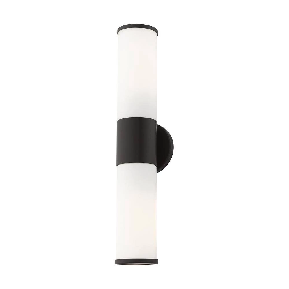 Lindale 2 Light Black ADA Vanity Sconce by Livex Lighting 9 Lindale 2 Light Black ADA Vanity Sconce by Livex Lighting - Image 9