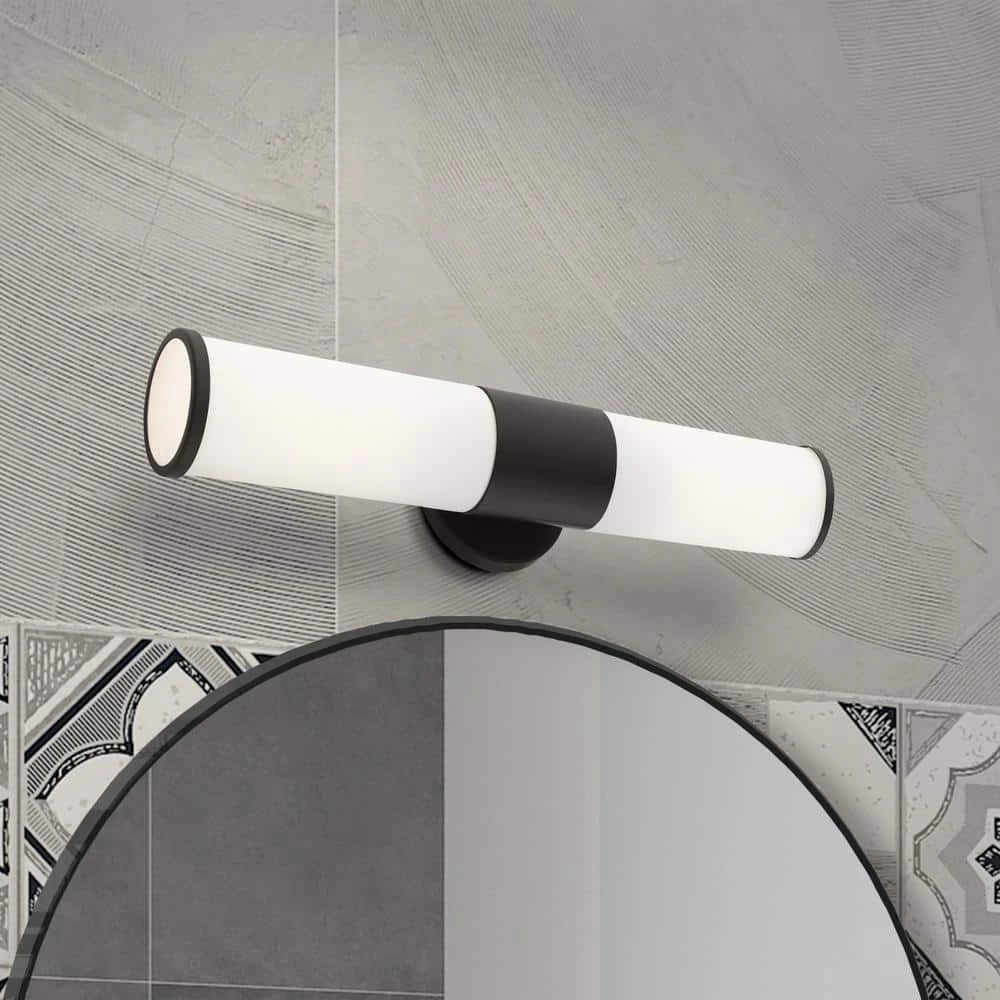 Lindale 2 Light Black ADA Vanity Sconce by Livex Lighting 4 Lindale 2 Light Black ADA Vanity Sconce by Livex Lighting - Image 4