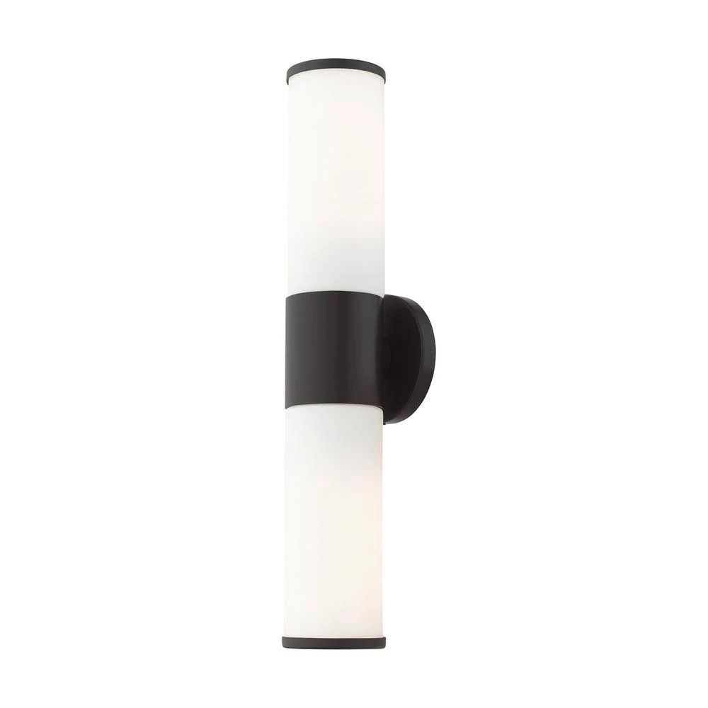 Lindale 2 Light Black ADA Vanity Sconce by Livex Lighting 12 Lindale 2 Light Black ADA Vanity Sconce by Livex Lighting - Image 12