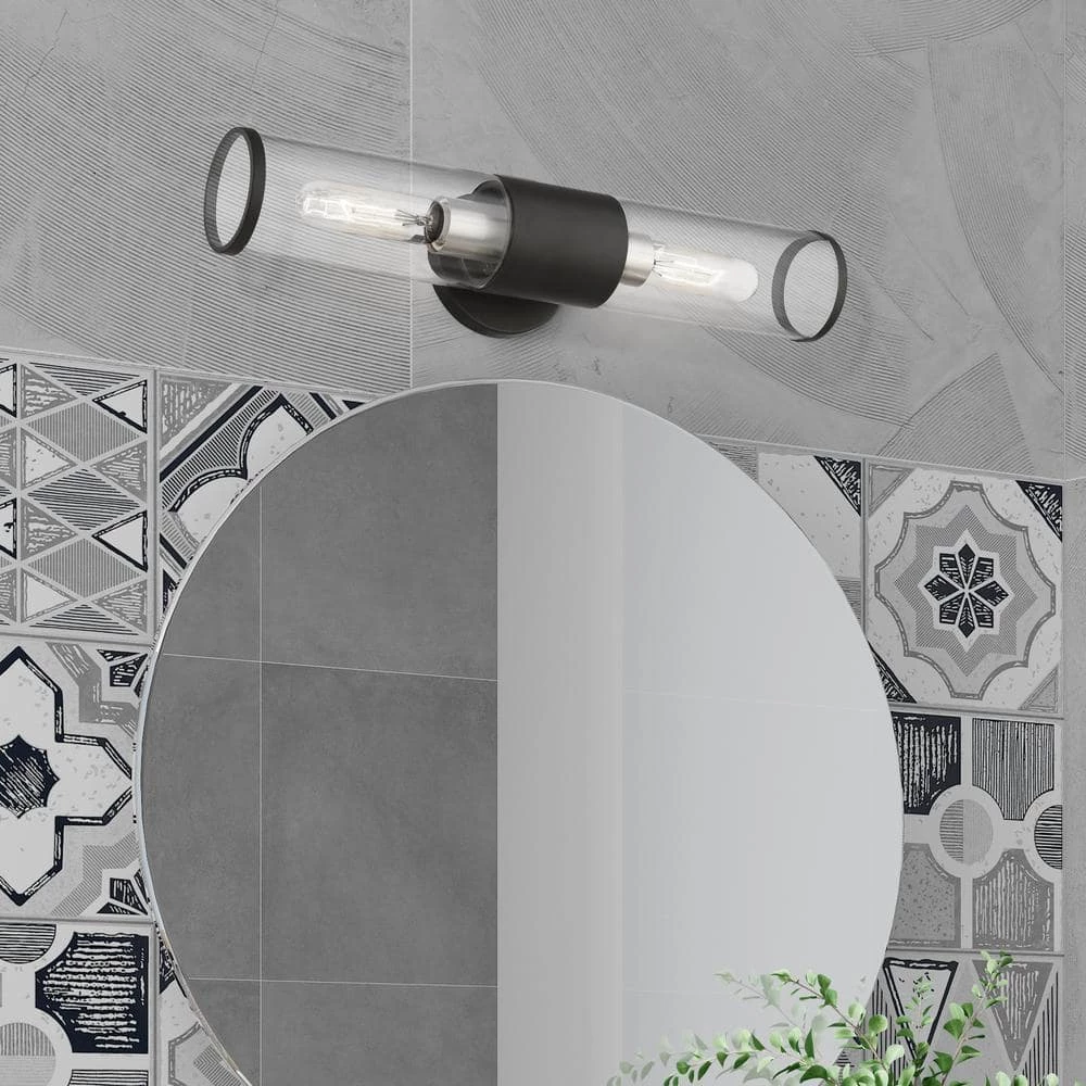 Banca 4.25 in. 2 Light Black Wall Sconce by Livex Lighting 13 Banca 4.25 in. 2 Light Black Wall Sconce by Livex Lighting - Image 13