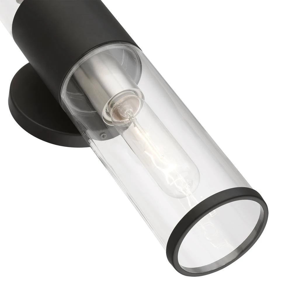 Banca 4.25 in. 2 Light Black Wall Sconce by Livex Lighting 12 Banca 4.25 in. 2 Light Black Wall Sconce by Livex Lighting - Image 12