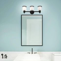 Middlebush 3 Light Black Vanity Sconce by Livex Lighting -Livex Lighting shop black livex lighting vanity lighting 40213 04 a0 1000
