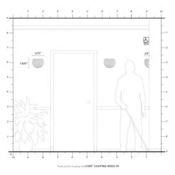 Piedmont 1-Light Black Wall Sconce by Livex Lighting -Livex Lighting shop black livex lighting vanity lighting 40802 04 66 1000