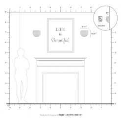 Piedmont 1-Light Black Wall Sconce by Livex Lighting -Livex Lighting shop black livex lighting vanity lighting 40802 04 76 1000