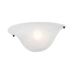 Wynnewood 1-Light Black Wall Sconce with Alabaster Glass by Livex Lighting -Livex Lighting shop black livex lighting vanity lighting 42700 04 1f 1000