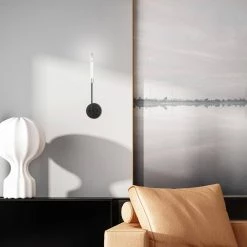 Clairmont 1 Light Black with Brushed Nickel Accents Sconce by Livex Lighting 12 Clairmont 1 Light Black with Brushed Nickel Accents Sconce by Livex Lighting -Livex Lighting shop black livex lighting vanity lighting 46061 04 40 1000