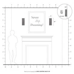 Noria 2 Light Black ADA Sconce by Livex Lighting -Livex Lighting shop black livex lighting vanity lighting 46251 04 77 1000