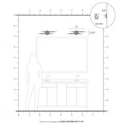 Soho 5.125 in. 4-Light Black ADA Sconce by Livex Lighting -Livex Lighting shop black livex lighting vanity lighting 46771 04 77 1000