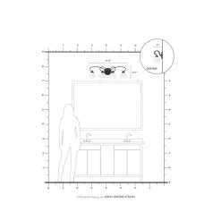 Brookside 4 Light Black Bath Vanity by Livex Lighting -Livex Lighting shop black livex lighting vanity lighting 4754 04 66 1000