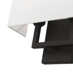 Pierson 13 in. 2-Light Black ADA Sconce with Off-White Fabric Shade by Livex Lighting -Livex Lighting shop black livex lighting vanity lighting 50990 04 fa 1000