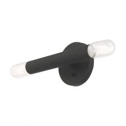 Copenhagen 2 Light Black ADA Wall Sconce by Livex Lighting -Livex Lighting shop black livex lighting vanity lighting 51132 04 44 1000