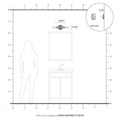 Copenhagen 2 Light Black ADA Wall Sconce by Livex Lighting -Livex Lighting shop black livex lighting vanity lighting 51132 04 66 1000