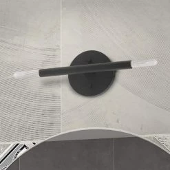 Copenhagen 2 Light Black ADA Sconce by Livex Lighting -Livex Lighting shop black livex lighting vanity lighting 51172 04 40 1000