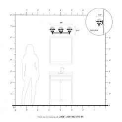 Oldwick 3 Light Black Vanity Sconce by Livex Lighting -Livex Lighting shop black livex lighting vanity lighting 5713 04 66 1000