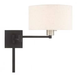 Swing Arm Wall Lamps 1 Light Black Swing Arm Wall Lamp by Livex Lighting -Livex Lighting shop black livex lighting wall lamps 40037 04 44 1000