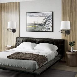 Black Hardwired/Plug-In Swing Arm Wall Lamp by Livex Lighting -Livex Lighting shop black livex lighting wall lamps 40044 04 66 1000